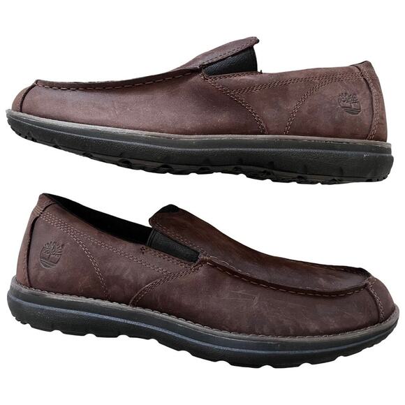 Timberland Other - Timberland Men’s Edgemont Slip On Shoes Size 10 Brown Nubuck NEW